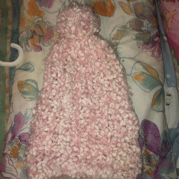 Pink Fuzzy Winter Hat - Picture 2 of 4
